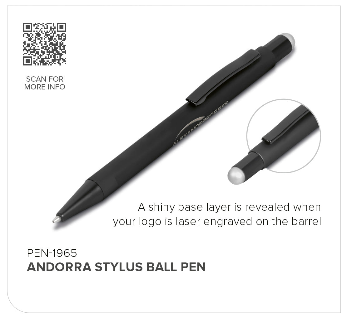 Altitude Andorra Stylus Ball Pen - Image 5
